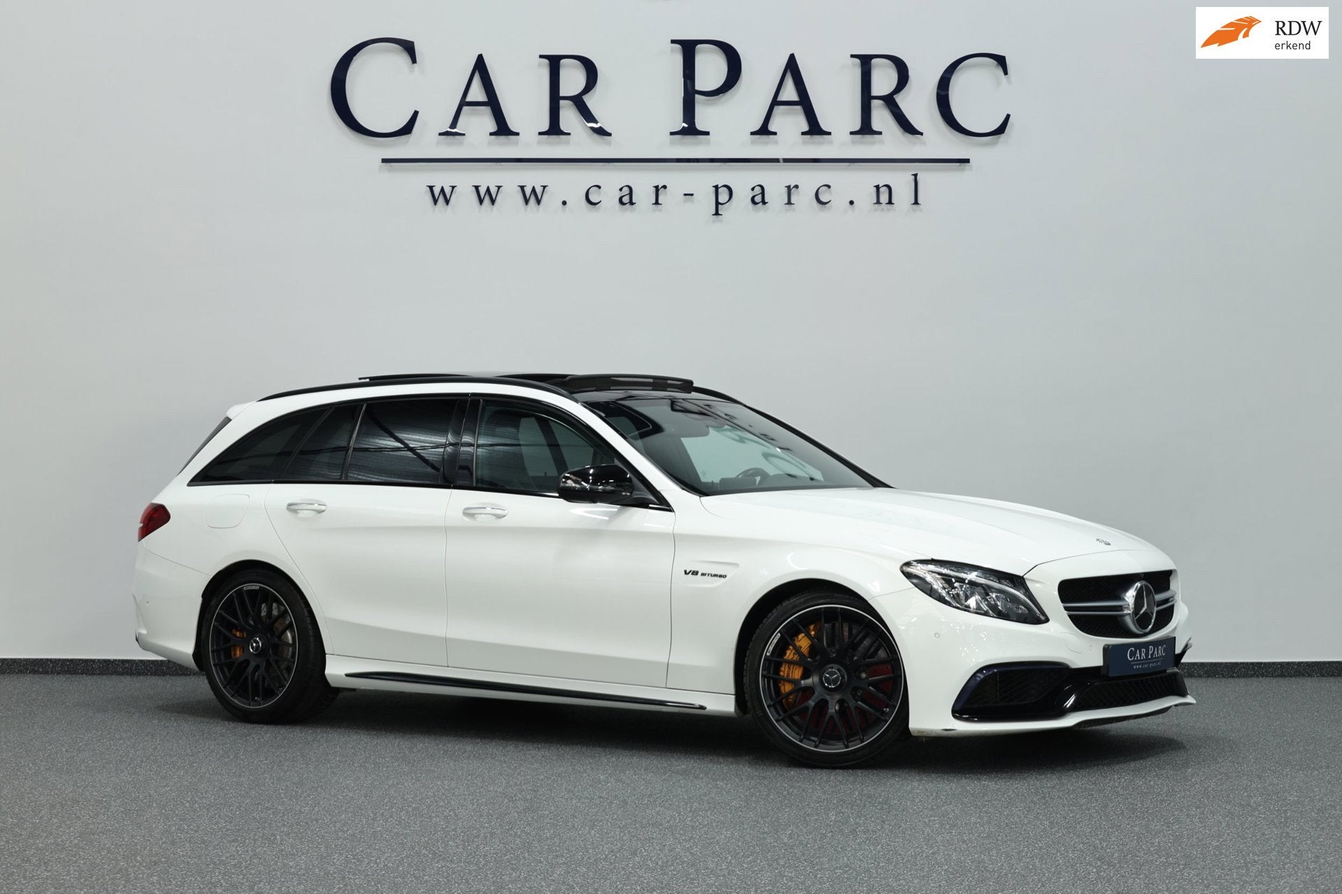 Mercedes-Benz C-klasse AMG 63 S 510+PK KERAMISCH/KUIPSTOELEN, Auto's, Automaat, Achterwielaandrijving, Gebruikt, 8 cilinders