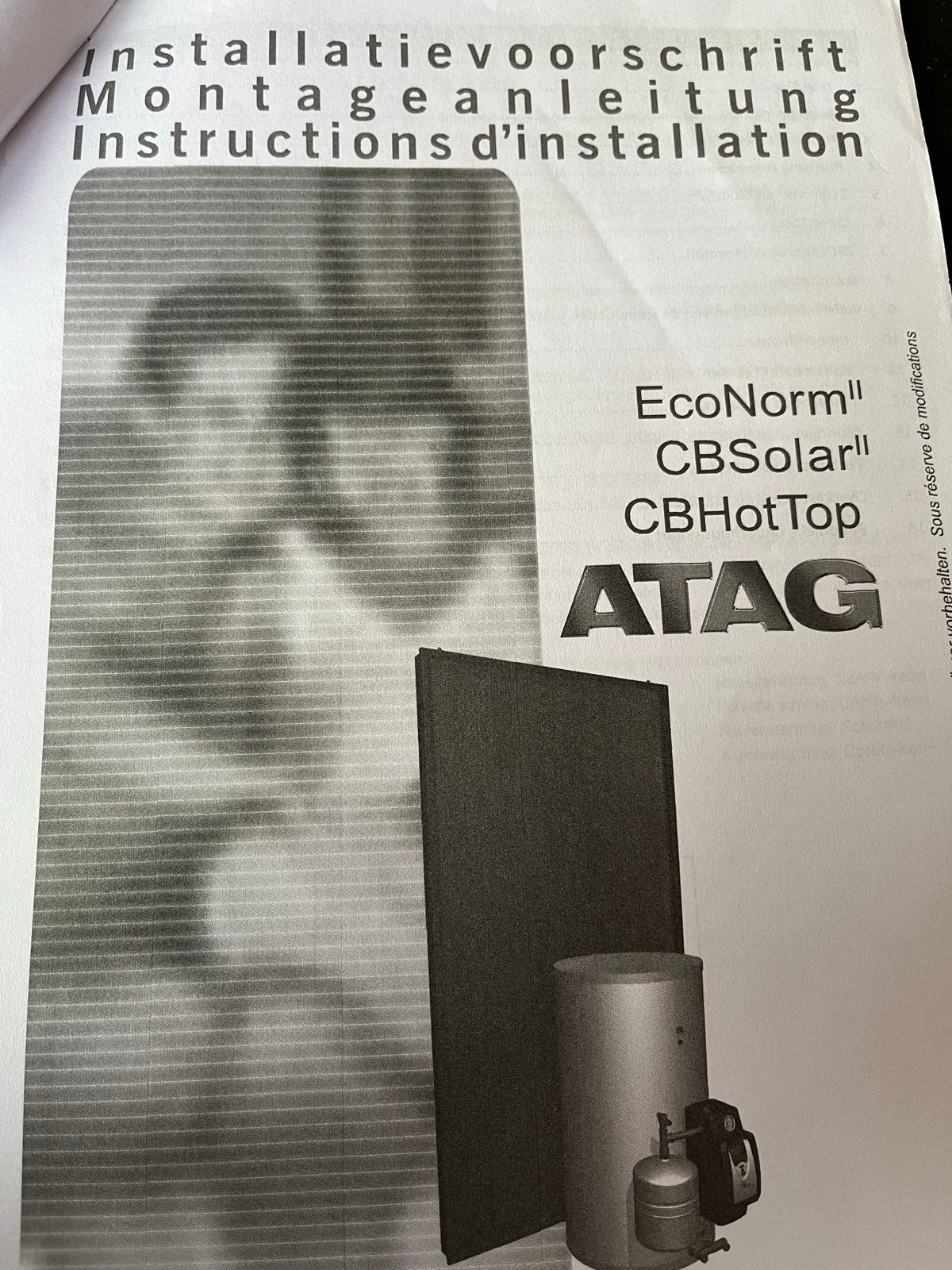 ATAG CB Solar II 200 liter zonneboiler systeem, Ophalen, Gebruikt, Compleet systeem, 200 wattpiek of meer