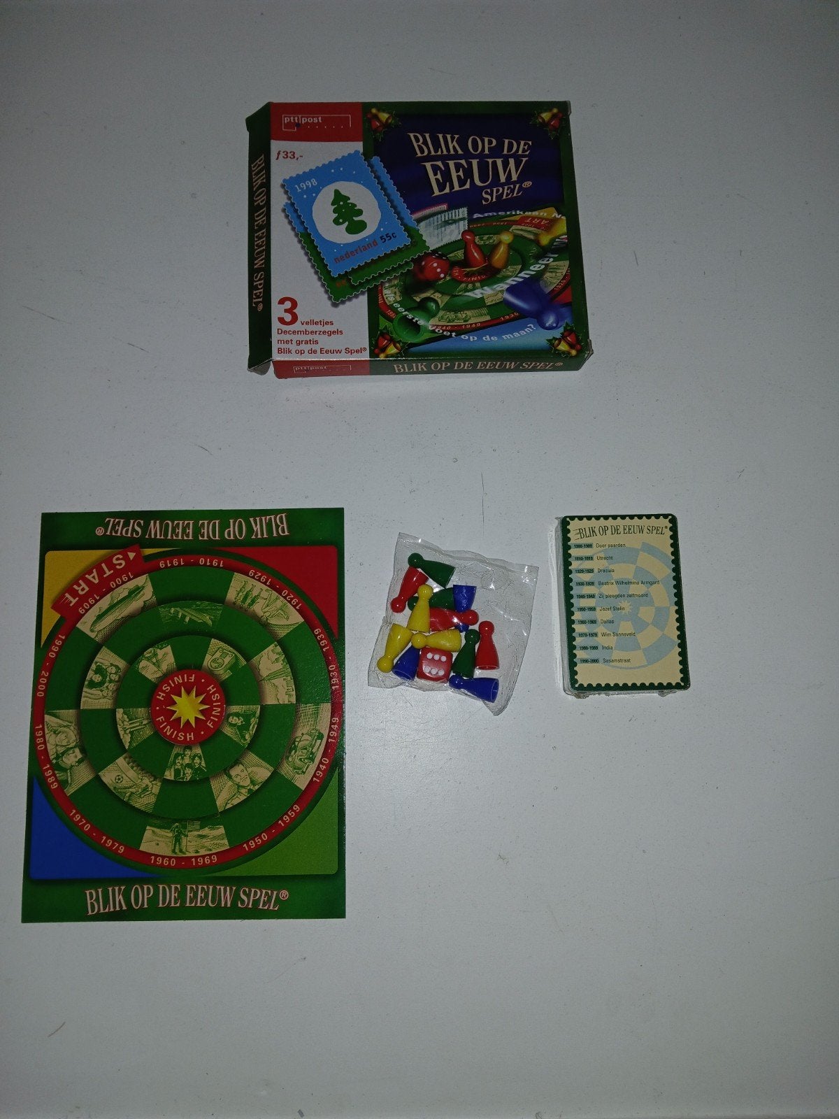 Blik op de Eeuw Spel - Historisch Bordspel, Hobby en Vrije tijd, Gezelschapsspellen | Bordspellen, Vijf spelers of meer, Ophalen of Verzenden