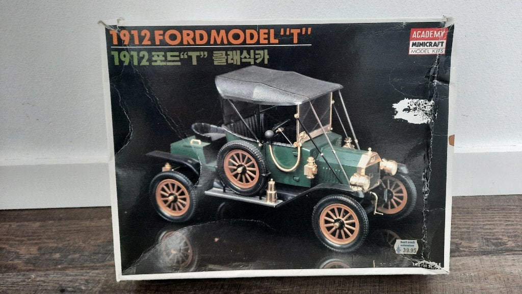 Academy Minicraft 1508 1912 Ford Model T Modelbouw Auto, Overige merken, Auto, Groter dan 1:32, Nieuw