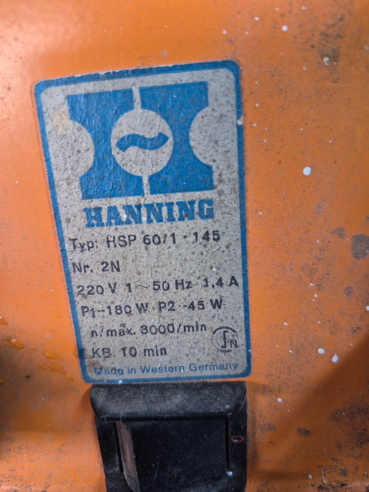 Hanning tafel slijpmachine, Ophalen of Verzenden, Minder dan 150 ampère, Elektroden