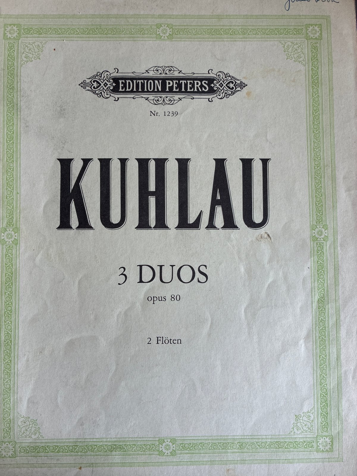 Bladmuziek voor fluit., Gebruikt, Klassiek, Dwarsfluit of Piccolo, Ophalen of Verzenden