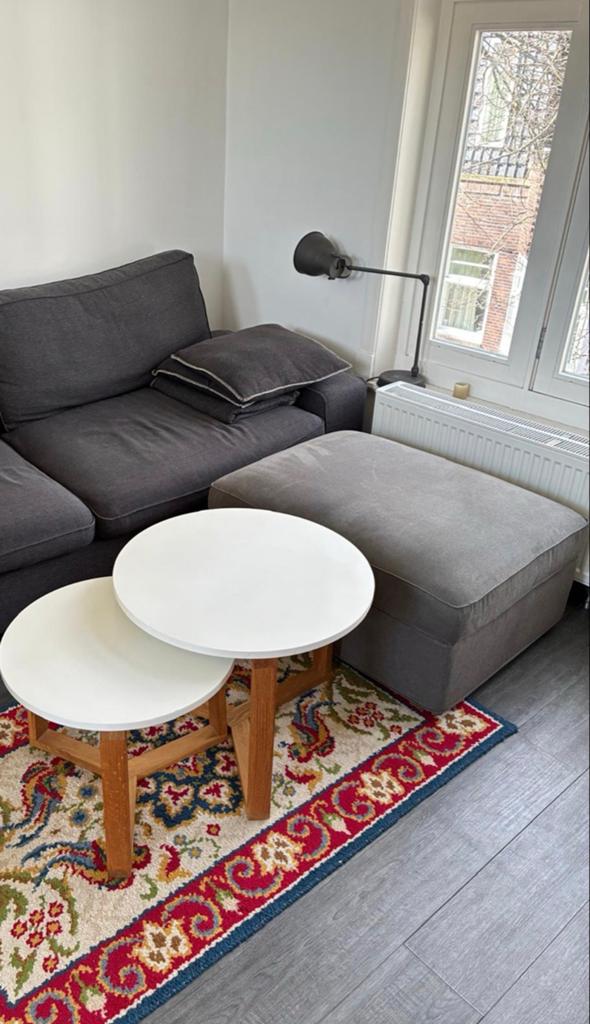 IKEA KIVIK hoes voetenbank, Ophalen, 50 tot 75 cm, Zo goed als nieuw, 75 tot 100 cm