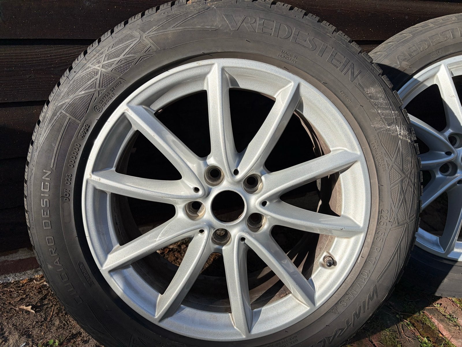 Origineel BMW X1 (F48) 17" alu velgen, incl. winterbanden, Ophalen, Gebruikt, Banden en Velgen, 17 inch