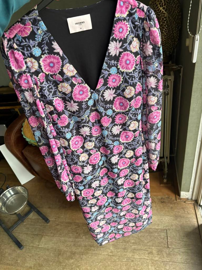 Freebird jurk zomerjurk m, Kleding | Dames, Ophalen of Verzenden, Zo goed als nieuw, Maat 38/40 (M), Onder de knie