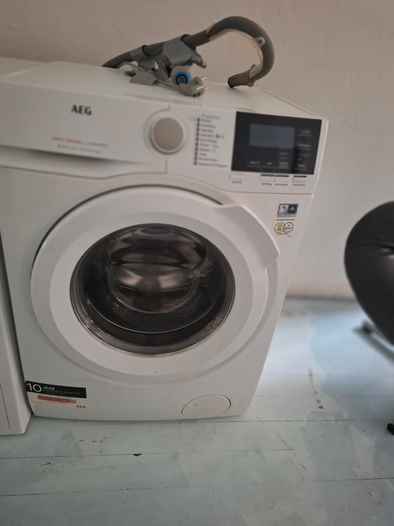 AEG 6000 Serie Lavamat Wasmachine, Ophalen, Gebruikt, Voorlader, 85 tot 90 cm