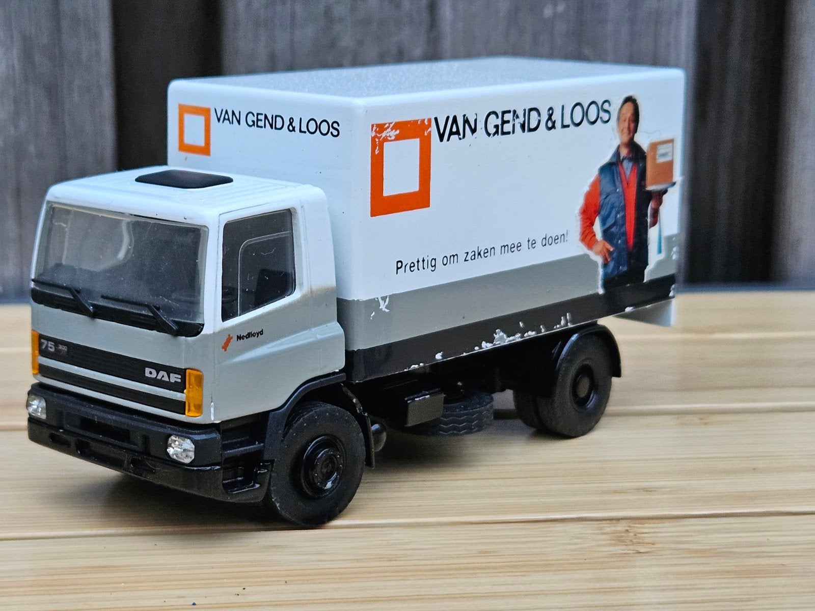 Lioncar Daf 75 Van Gend & Loos bakwagen 1:50, Ophalen of Verzenden, Zo goed als nieuw, Bus of Vrachtwagen, Lion Toys