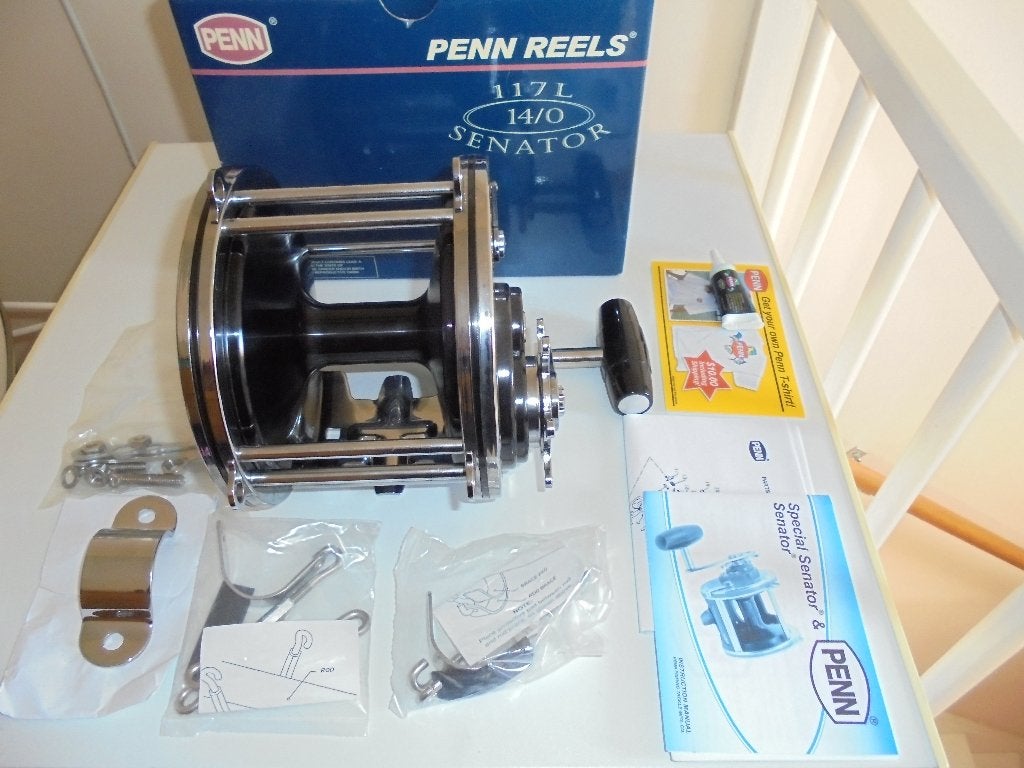 Big Game Penn Senator Reel 130LBS, 14/0, 117L, Made in USA., Ophalen of Verzenden, Nieuw, Molen