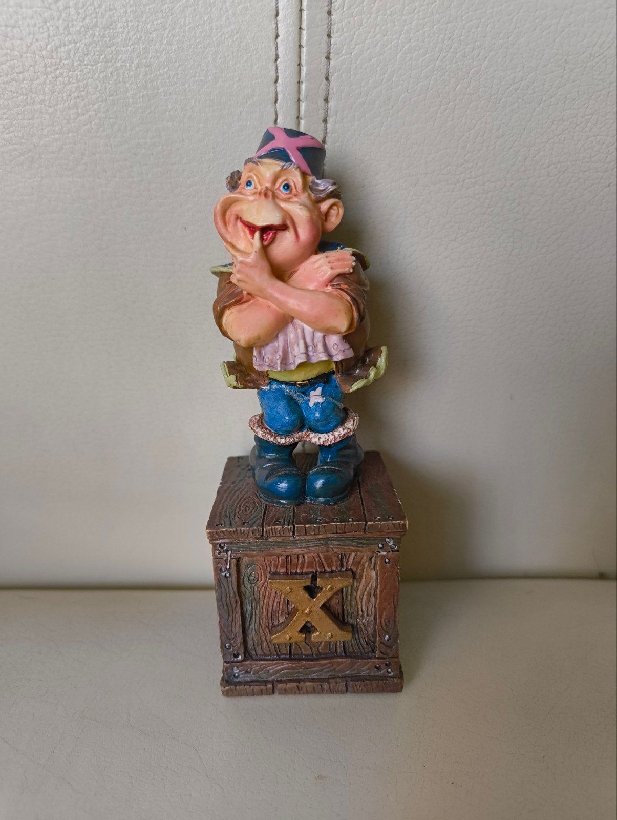 Efteling Laaf Beeldje Letter X - Kunsthars, Ophalen of Verzenden, Gebruikt, Beeldje of Poppetje