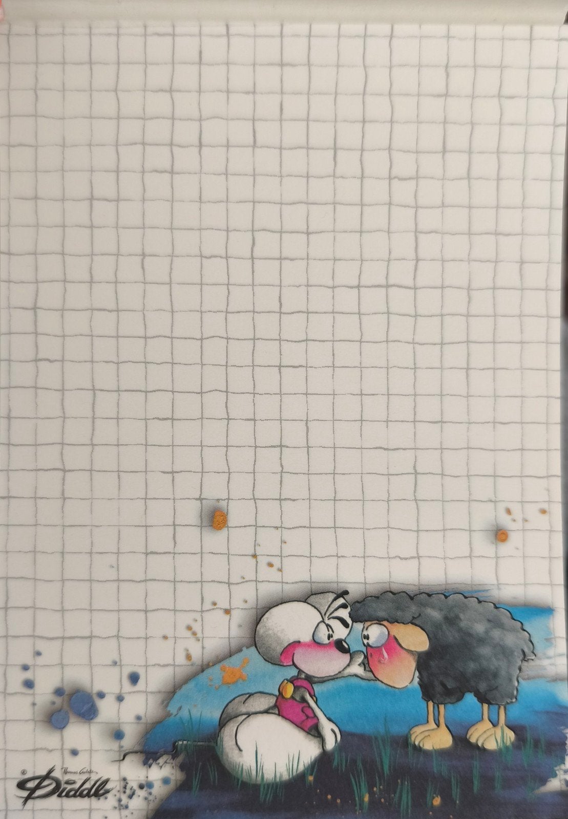 Diddl blaadje (A6 wit 58), Verzenden, Papier, Kaart of Schrift