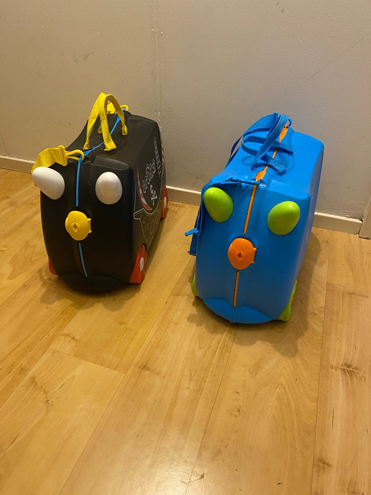 Trunki kinder koffers - Zwart Piraat & Blauw, Ophalen, Gebruikt