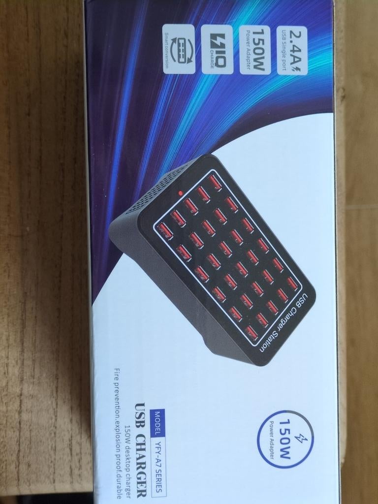 Usb Oplaadstation /Charging Station voor 30 Telefoons!, Ophalen of Verzenden, Nieuw