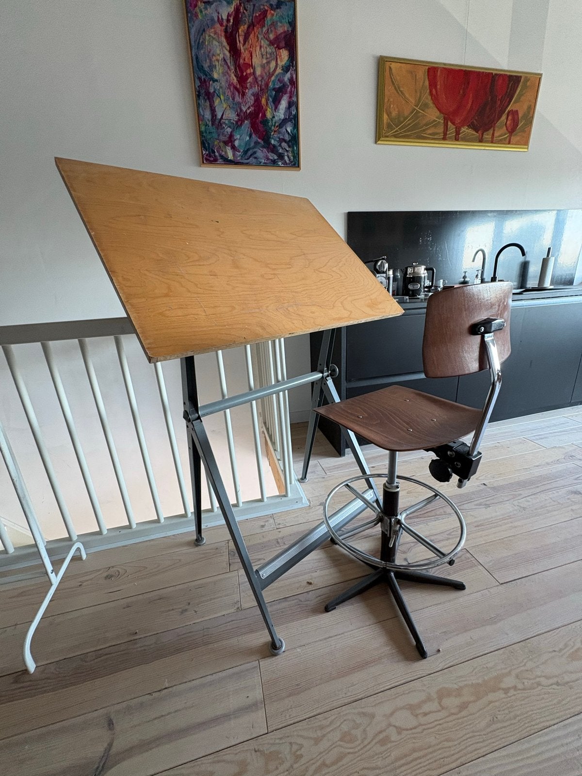 Tekentafel Ahrend Cirkel, Doe-het-zelf en Verbouw, Ophalen, Gebruikt, Minder dan 130 cm