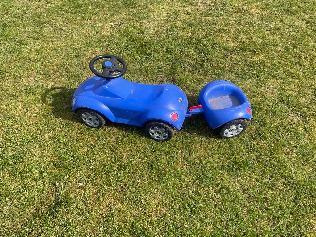 Volkswagen blauwe loopauto - Goede staat, Ophalen, Gebruikt, Loopvoertuig