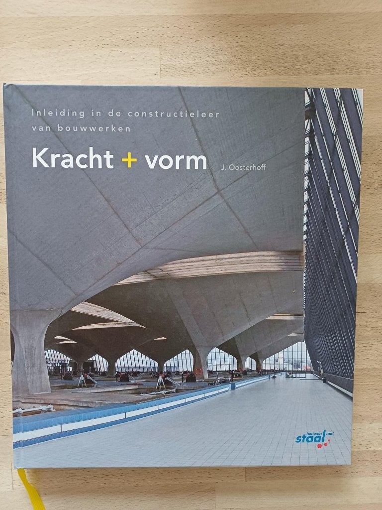 HBO Bouwkunde studieboek, Kracht + Vorm, Boeken, Nieuw, J. Oosterhoff, Beta, HBO