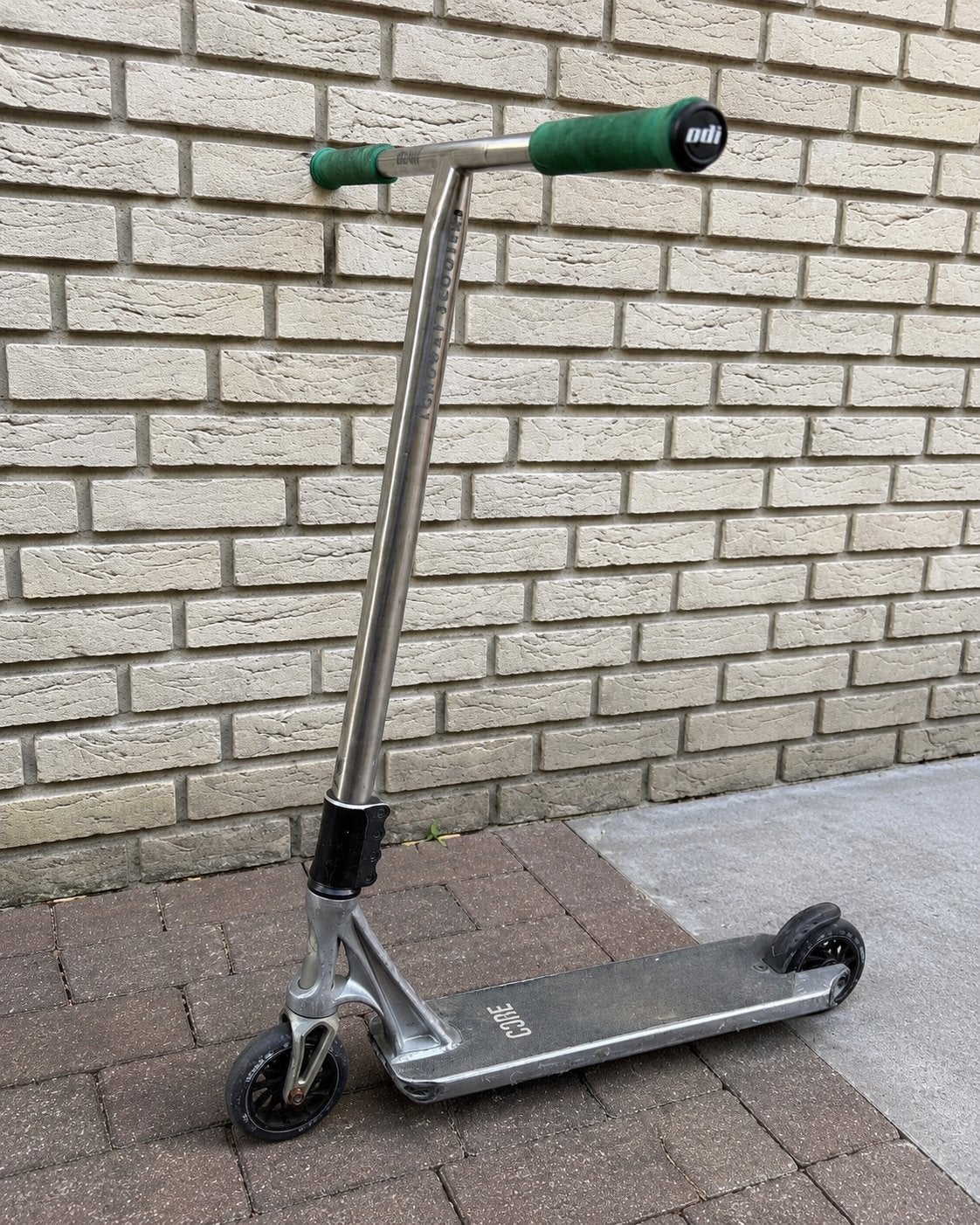 Custom stuntstep – Longway titanium bar / Envy Prodigy Deck, Fietsen en Brommers, Steps, Gebruikt, Overige typen, Ophalen