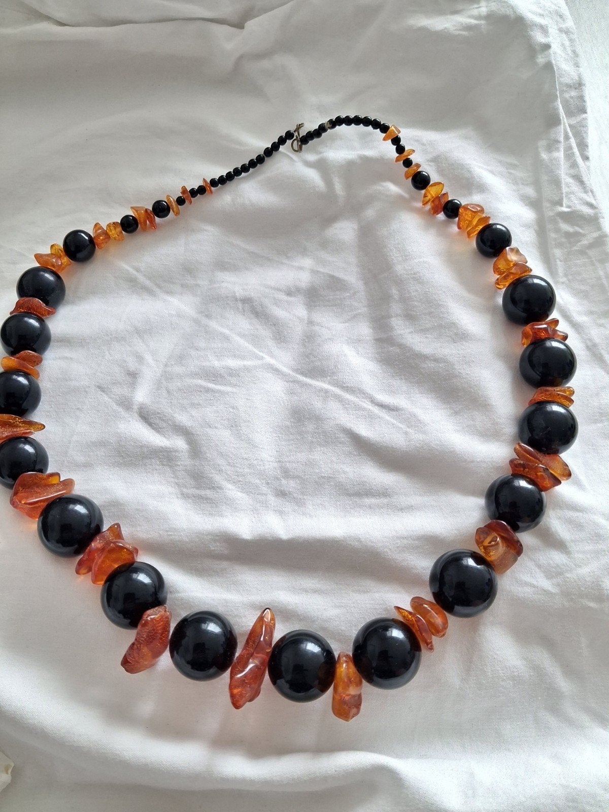 Barnsteen ketting, Ophalen of Verzenden, Overige materialen, Ketting