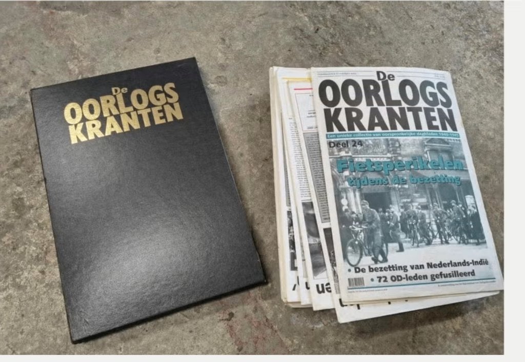 Bundel oorlogskranten tweede wereldoorlog Ned. Indië, Verzamelen, Ophalen, ., Overige soorten, .
