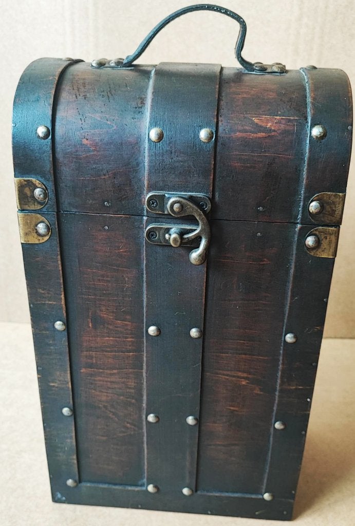 Vintage Houten Kist - Woondecor, Franse Decoratie, Huis en Inrichting, Woonaccessoires | Kisten, Minder dan 50 cm, Gebruikt, Minder dan 50 cm