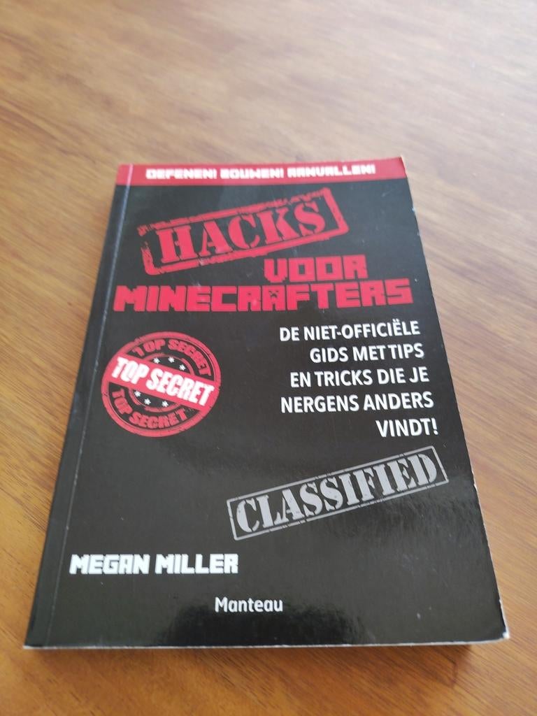 Boek Megan Miller - Hacks voor minecrafters, Gelezen, Non-fictie, Megan Miller, Ophalen of Verzenden