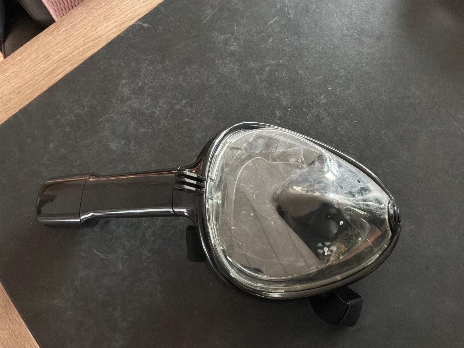 Snorkelmasker - Zwart - Maat S/M vol gelaat, Ophalen of Verzenden, Gebruikt, Snorkelmasker
