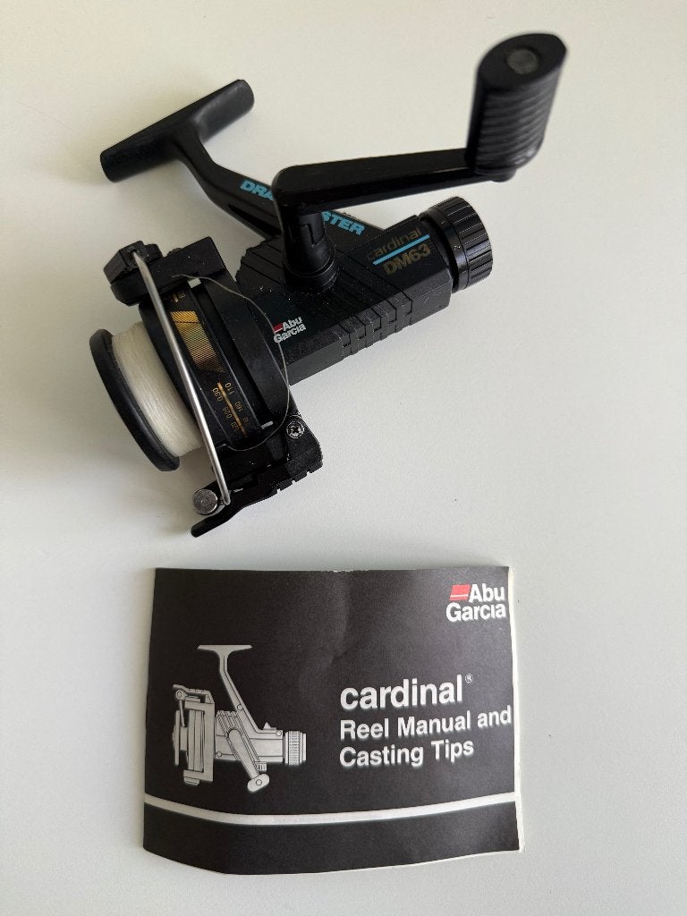 Abu Garcia Cardinal DM63 Drag Master werphengelmolen, Watersport en Boten, Hengelsport | Algemeen, Ophalen of Verzenden, Gebruikt