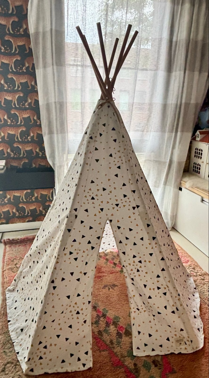 Nobodinoz tipi tent voor kinderen, Ophalen, Gebruikt
