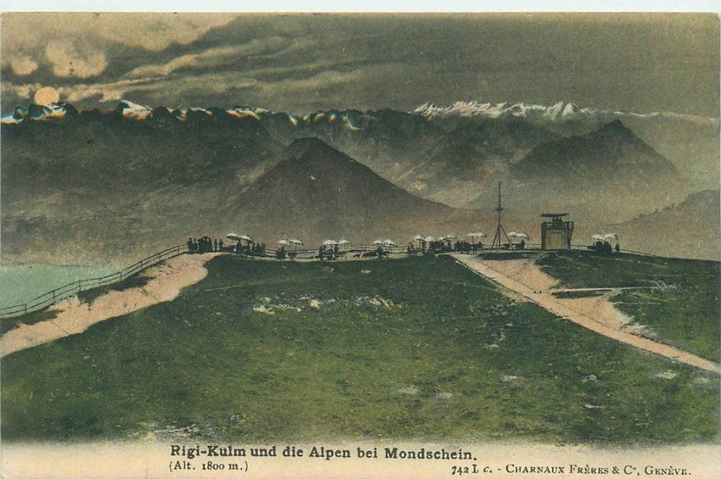701-434-011 Rigi-Kulm, Ophalen of Verzenden, Voor 1920, Overig Europa