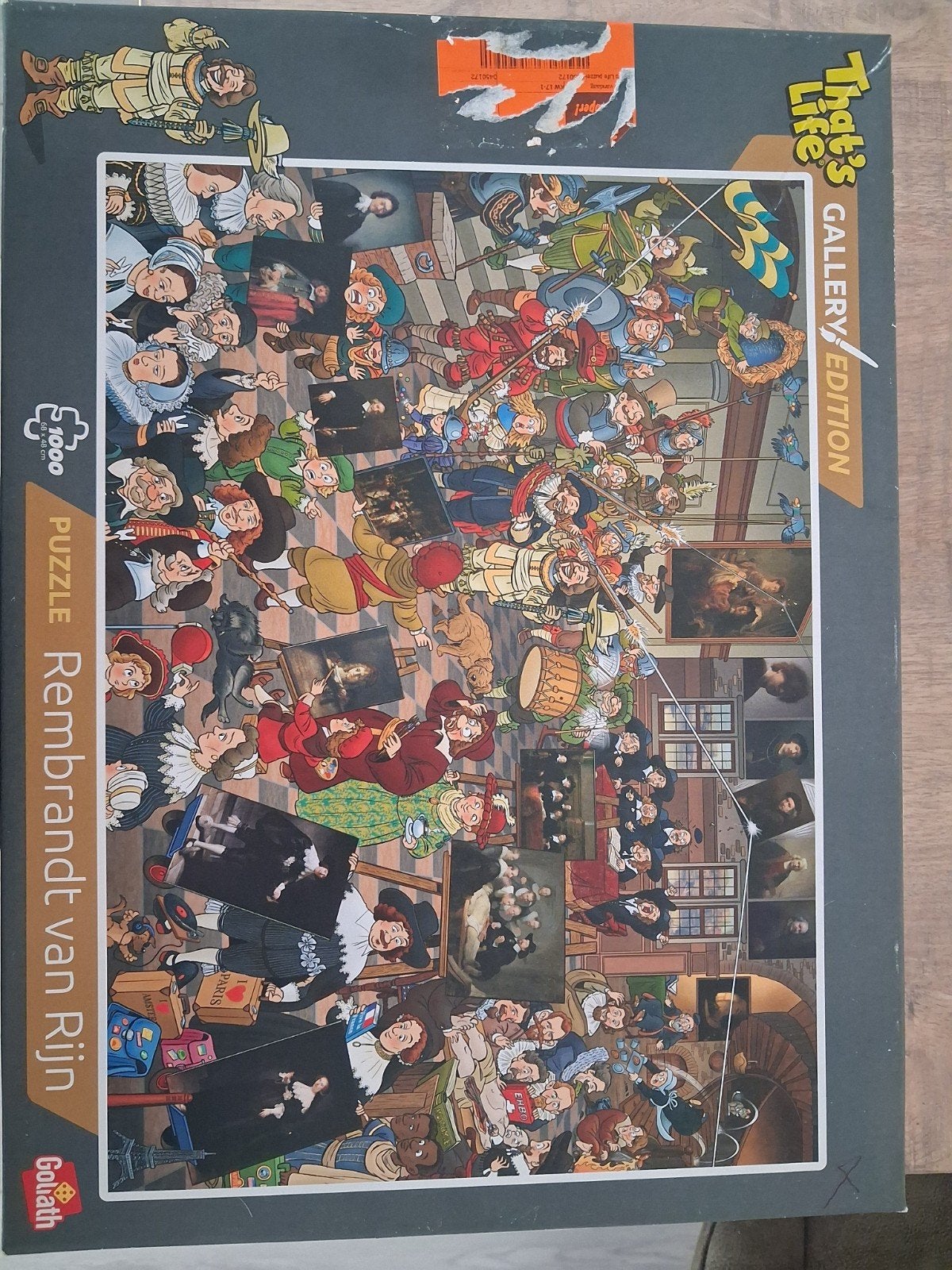 Goliath puzzel "Rembrand", Ophalen, 500 t/m 1500 stukjes, Gebruikt, Legpuzzel