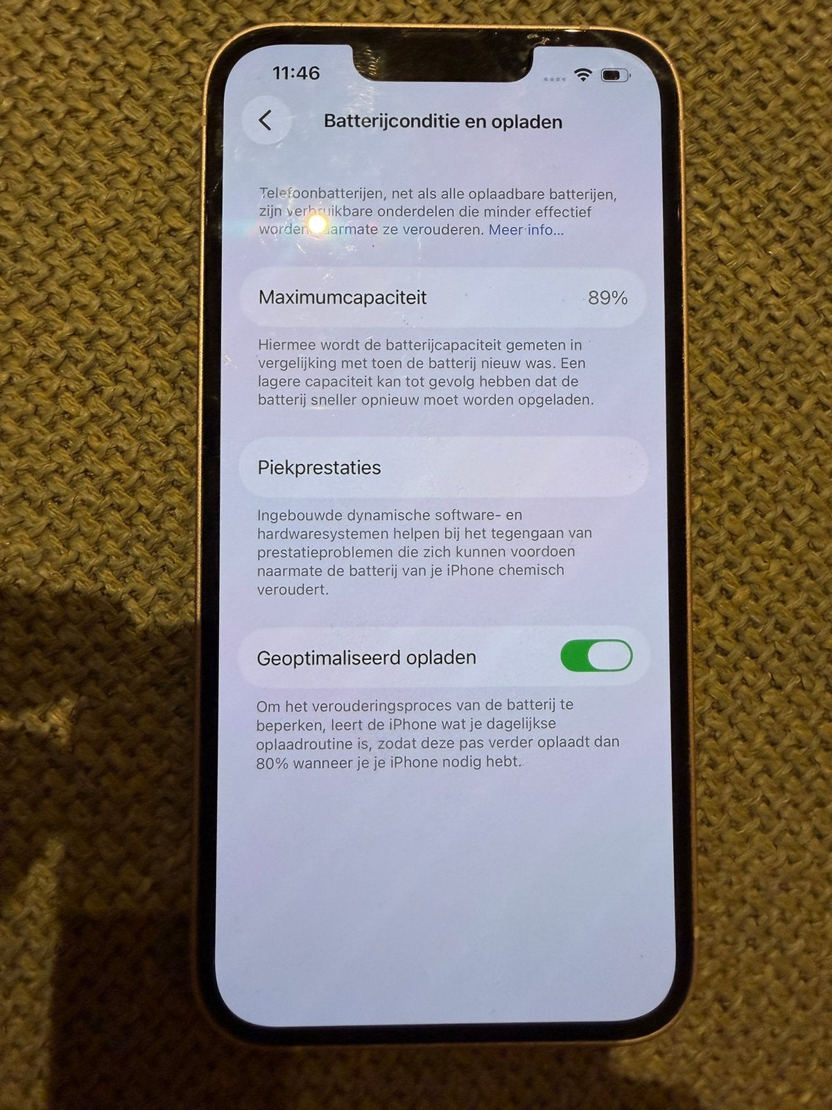 Iphone 13 - roze - 128g, Ophalen, 89 %, IPhone 13, Zonder abonnement