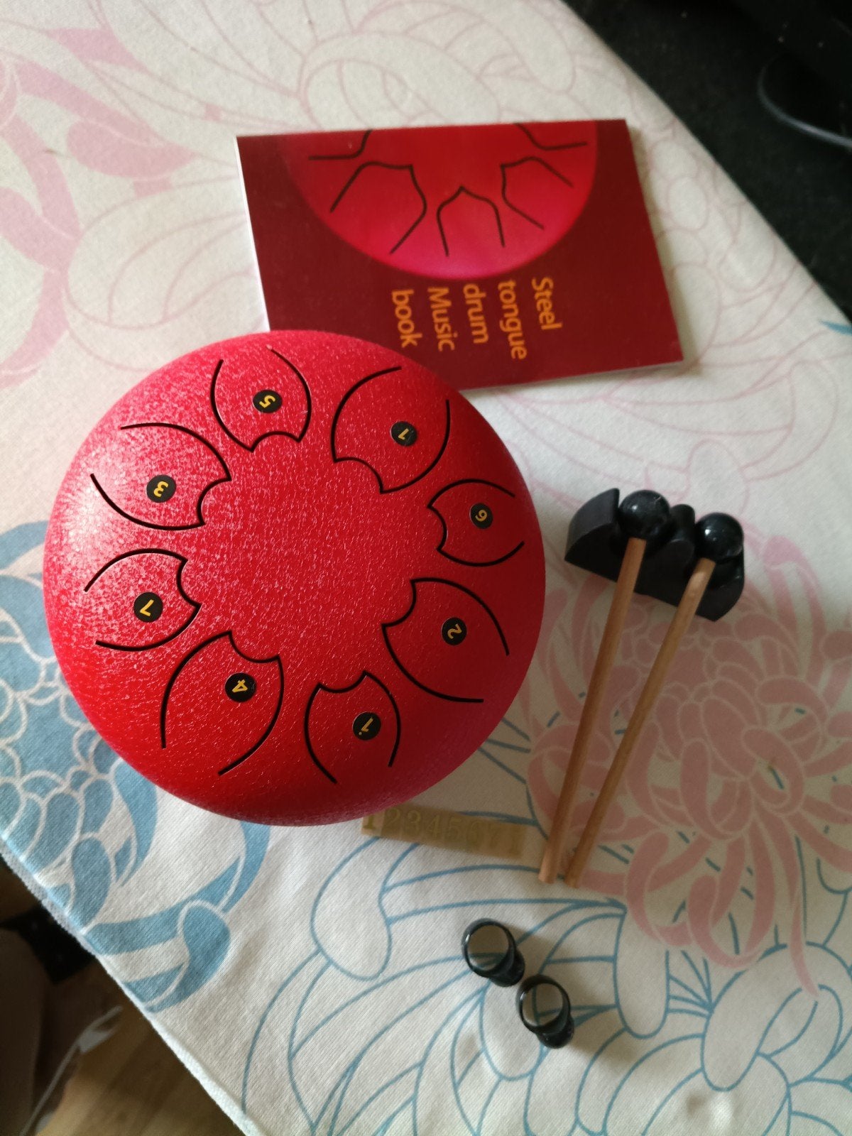 Nieuwe rode tongue drum - Muziekinstrument, Muziek en Instrumenten, Ophalen of Verzenden, Nieuw, Melodische percussie