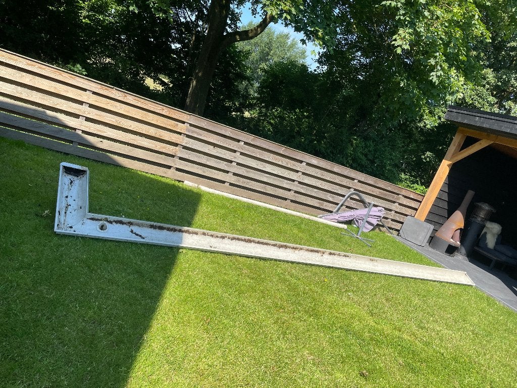 Kunsstof dakgoot, Ophalen, Overige materialen, Gebruikt, 6 meter of meer