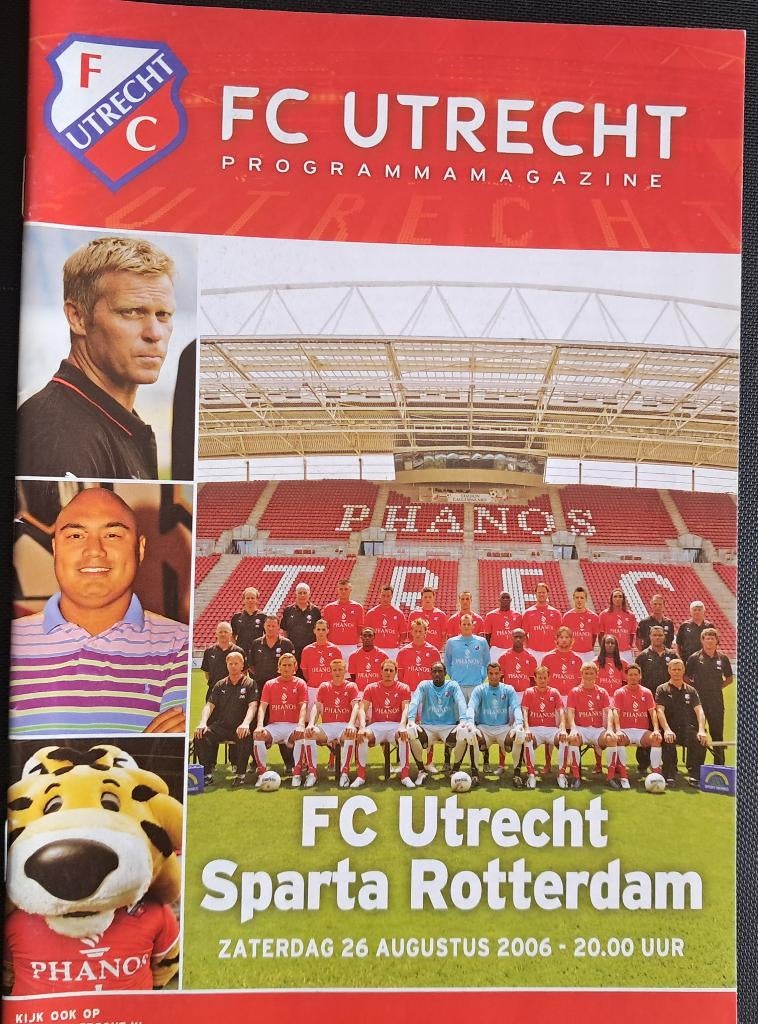 FC Utrecht - Sparta 2006/2007, Verzamelen, Ophalen of Verzenden, Zo goed als nieuw, F.C. Utrecht, Boek of Tijdschrift