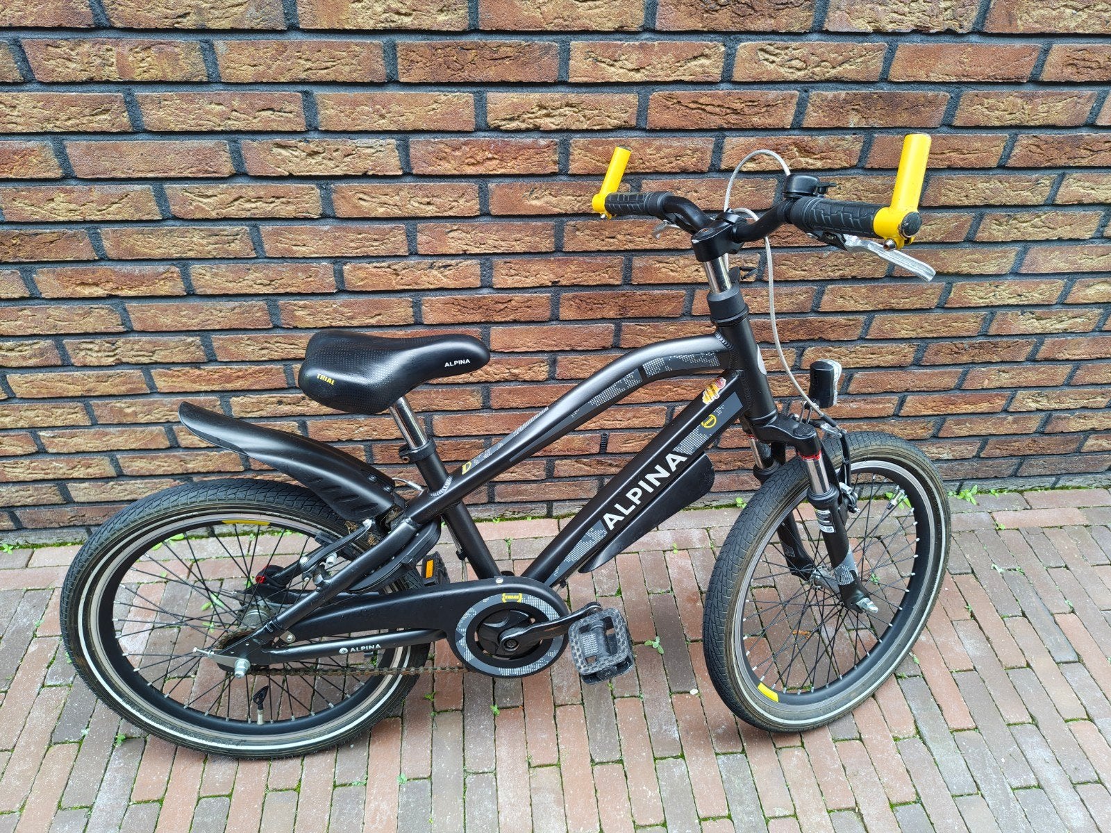 Alpina Trial kinderfiets 20 inch - Zo goed als nieuw, Ophalen, Terugtraprem, 16 tot 20 inch, Alpina