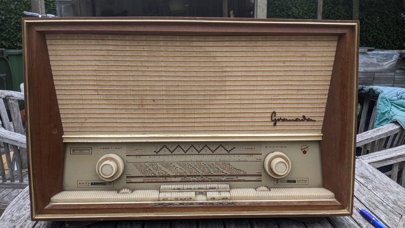 antieke jaren 60 radio, Antiek en Kunst, Ophalen