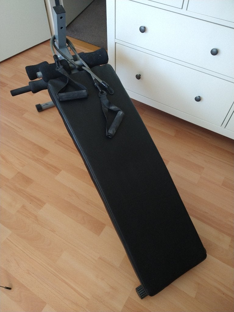 buikspier trainingsbankje, Sport en Fitness, Fitnessmaterialen, Ophalen, Zo goed als nieuw, Buik, Fitnessbank