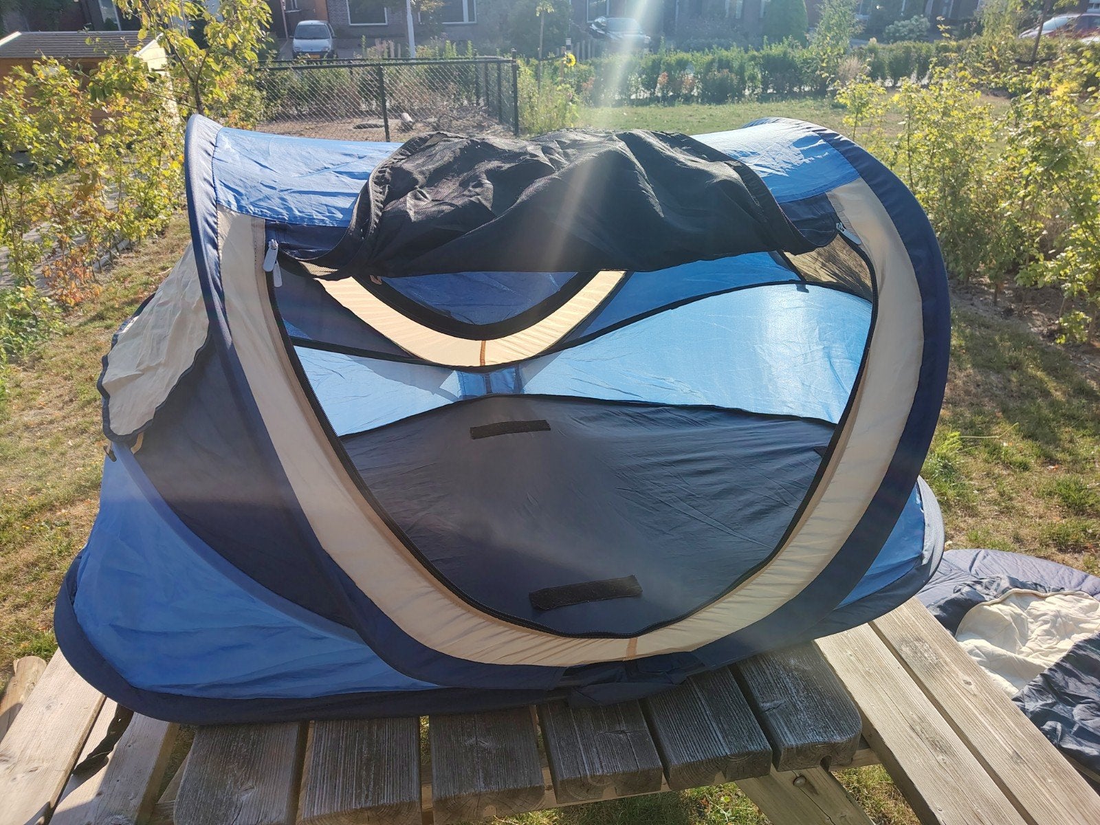Deryan Peuter Luxe Slaaptentje - Blauw, Ophalen of Verzenden, Zo goed als nieuw, Tot en met 2