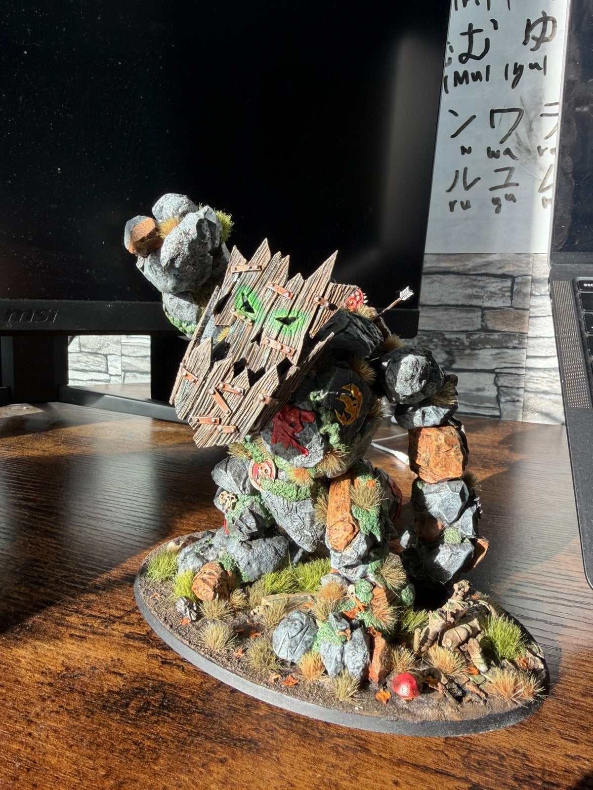 Warhammer forgeworld icon of gork and mork, Hobby en Vrije tijd, Figuurtje(s), Warhammer, Ophalen of Verzenden, Zo goed als nieuw