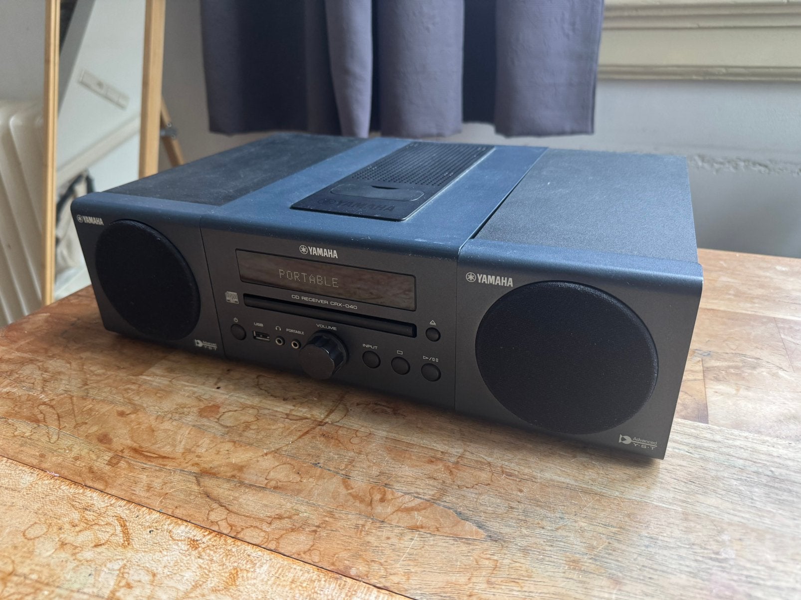 Yamaha MCR-040 muziekinstallatie – CD, radio, AUX, Ophalen, Gebruikt, Afstandsbediening, Yamaha