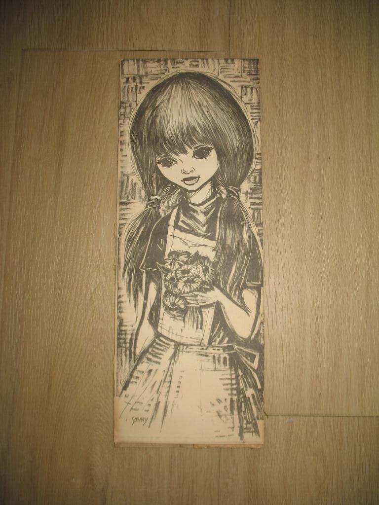 Oude Prent / Tekening * Sonny Vintage, Ophalen of Verzenden