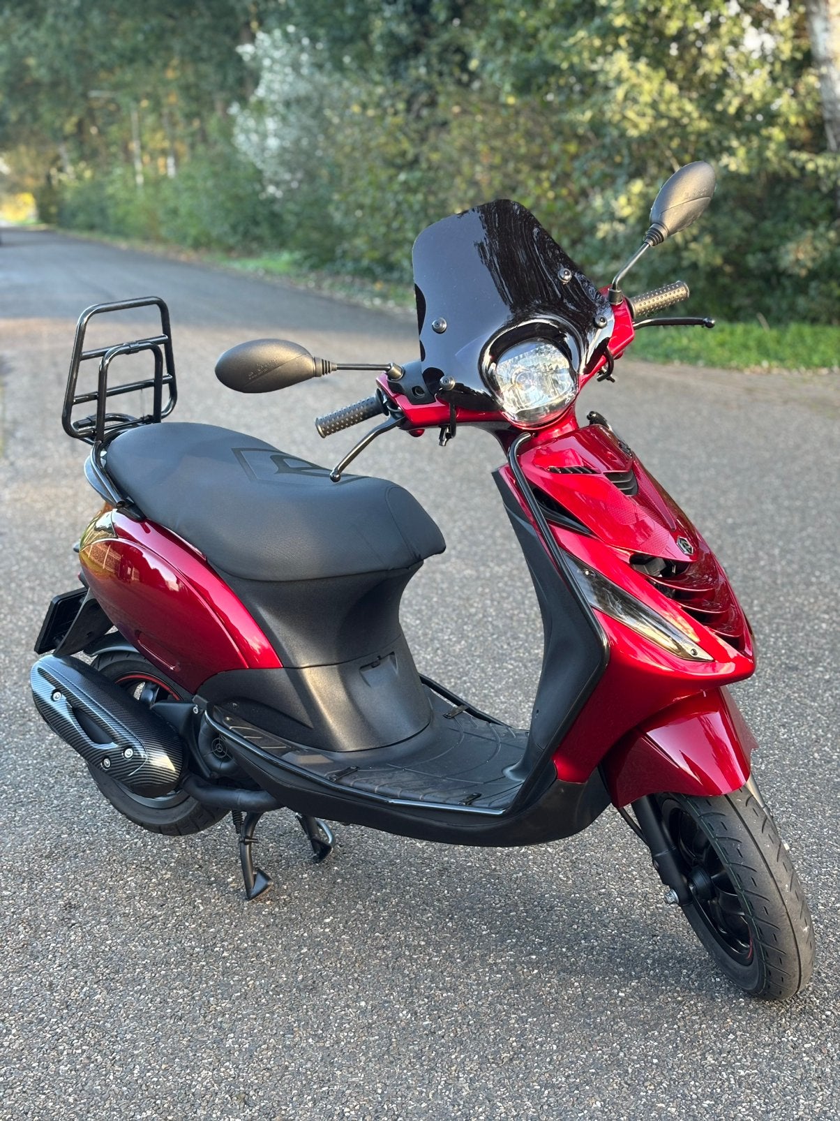 ✅ Zeer Nette Piaggio Zip Sp Brom 2024 CANDY RED! ✅, Zip, Ophalen of Verzenden, Zo goed als nieuw, Benzine