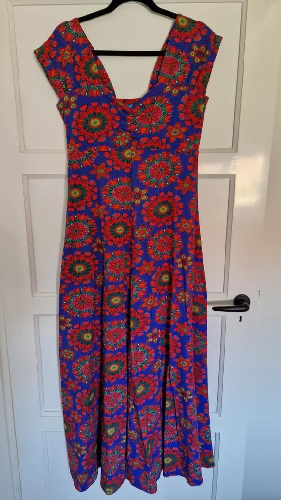 Lien en Giel maxi jurk maat L, Blauw, Maat 42/44 (L), Nieuw, Ophalen of Verzenden