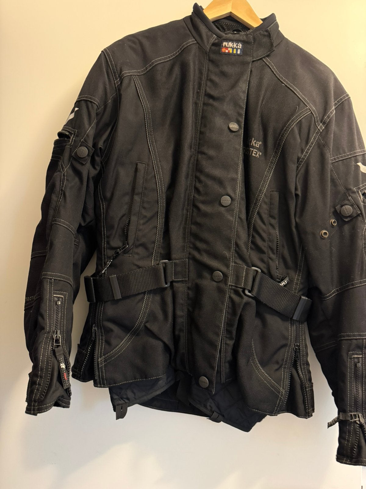 Mooie Rukka dames motorjas, Motoren, Ophalen, Tweedehands, Dames, Jas | textiel
