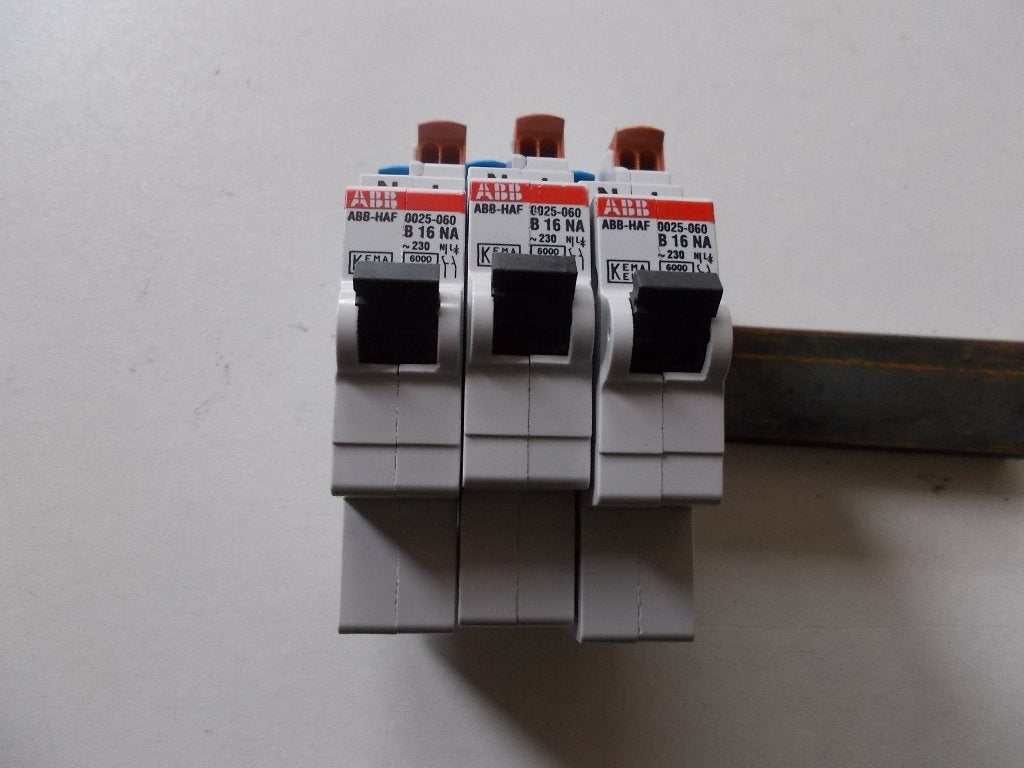 abb flexomaat 1 polig +nul 16a B kar. sn201-B16., Ophalen of Verzenden, Nieuw, ABB, Installatieautomaat