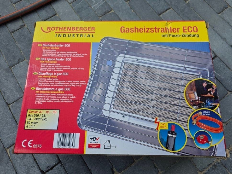 Gasheater ECO 4.2 kW met piëzo-ontsteking - Zogoed als nieuw, Ophalen of Verzenden, Zo goed als nieuw, 800 watt of meer, Kachel