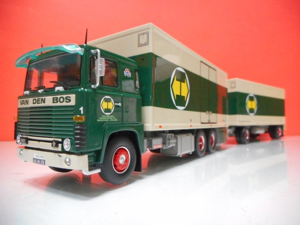 TEKNO SCANIA 141 VAN DEN BOS 86359, Ophalen of Verzenden, Nieuw, Bus of Vrachtwagen, Tekno