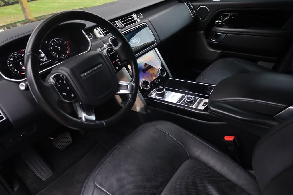 Land Rover Range Rover 5.0 V8 P525 SC Vogue Aut. | Panorama, Auto's, Automaat, Gebruikt, Zwart, Leder