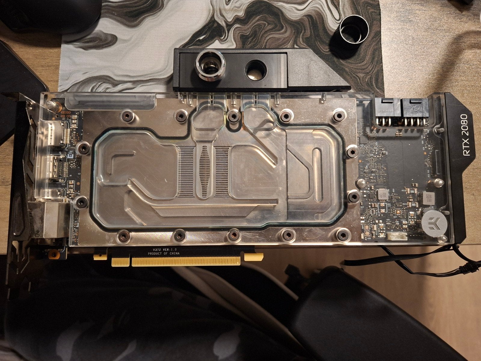 MSI 2080 8GB Watergekoeld (RGB), Computers en Software, Ophalen of Verzenden, Gebruikt, Nvidia, HDMI