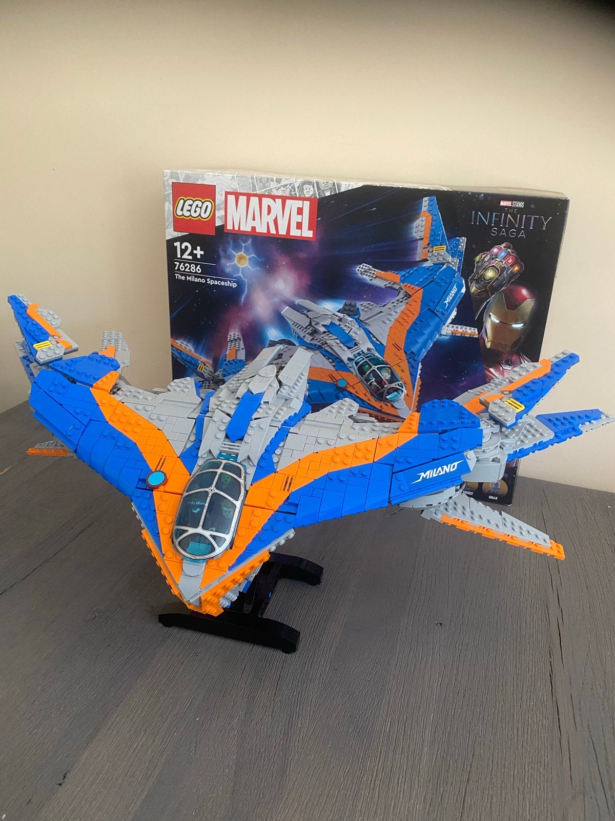 Lego Marvel The Milano Spaceship (76286), Kinderen en Baby's, Speelgoed | Duplo en Lego, Marvel, Lego, Ophalen of Verzenden, Zo goed als nieuw