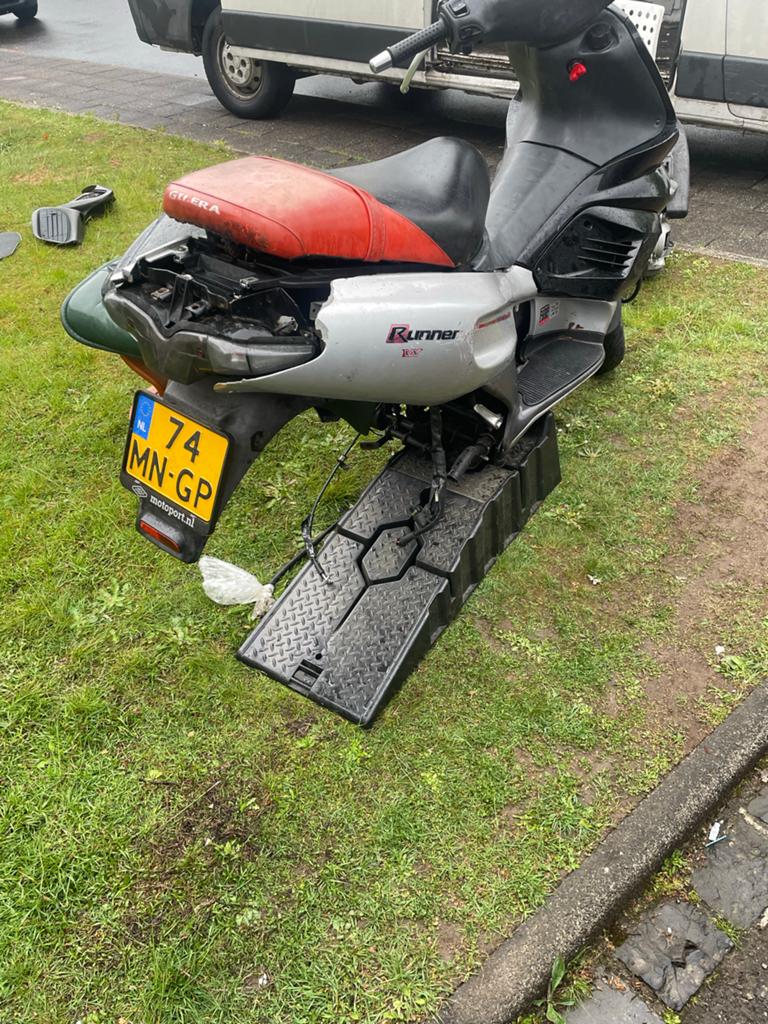 Gilera Runner A1 frame met Piaggio 180 2t blok, Ophalen of Verzenden, Gebruikt